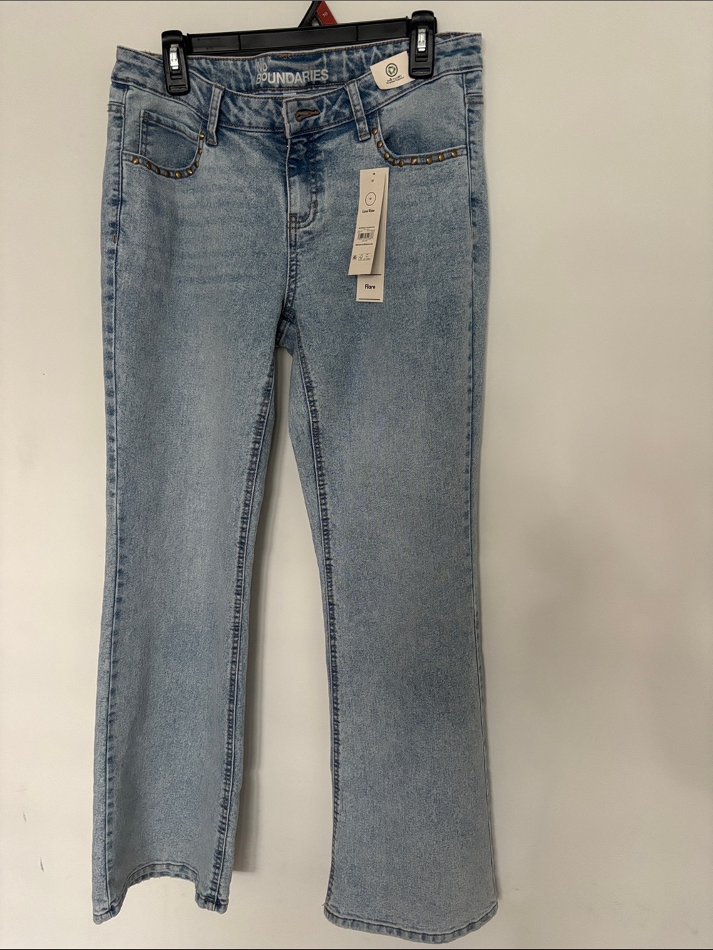 No Boundaries Light Blue Flare Jeans